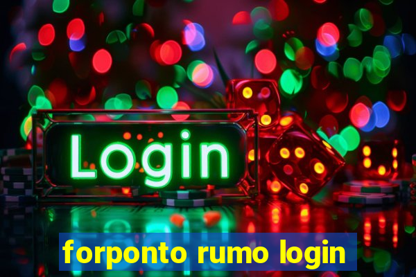 forponto rumo login